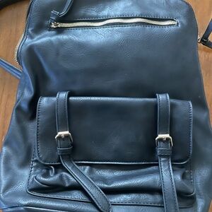 Black Leather Handbag
